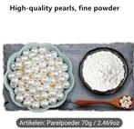 parel poeder natuur 70 gram in witte pot. Aparte poederdoos, Verzenden, Nieuw, Overige typen