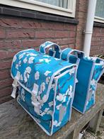 Fleurige "Basil" dubbele fietstas met reflectie., Ophalen, Gebruikt