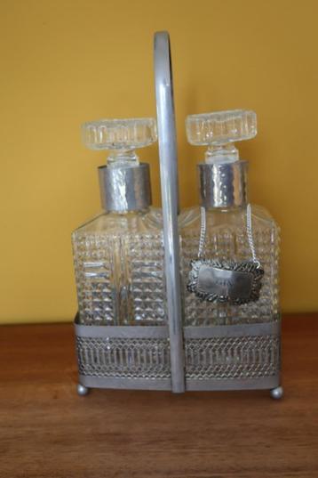 Karaf - Glas, IJzer - Queen Anne Wiskey karaf beschikbaar voor biedingen