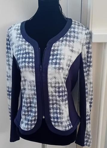 Jasje,maat 44,blauw,Lady Style,vestje,blazer,colbert,najaar beschikbaar voor biedingen