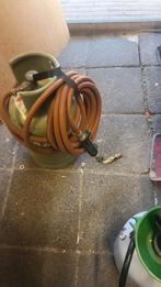 Gasfles met handbrander, Ophalen, Gebruikt