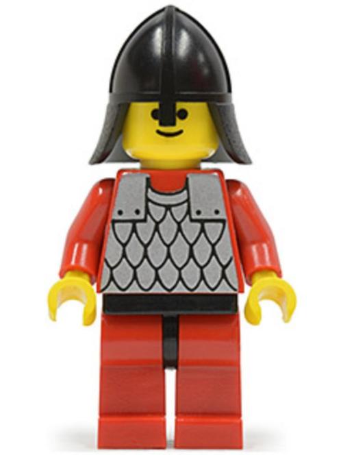 LEGO Minifig Poppetje Castle Black Knights Ridder cas162, Kinderen en Baby's, Speelgoed | Duplo en Lego, Zo goed als nieuw, Lego