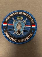 Embleem KMAR zonder vrees zonder blaam, Verzenden, Marechaussee, Nederland, Embleem of Badge