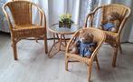 gezellige vintage rotan set, Antiek en Kunst, Ophalen
