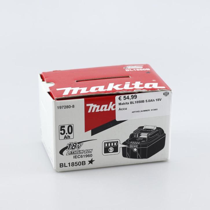 Makita BL1850B 5.0Ah 18V Accu, Audio, Tv en Foto, Accu's en Batterijen, Zo goed als nieuw