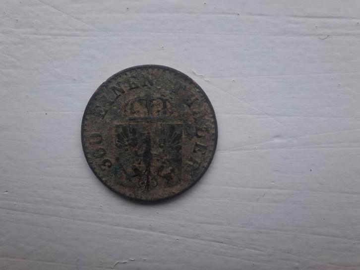 Zeldzame Duitse Pfenning uit 1852, Postzegels en Munten, Munten | Europa | Niet-Euromunten, Losse munt, Duitsland, Ophalen of Verzenden