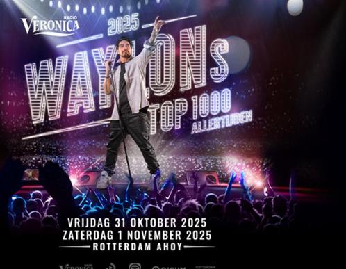 Waylons top 1000 ahoy, Tickets en Kaartjes, Concerten | Pop, Twee personen, Oktober