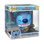 Lilo & Stitch Super Sized POP! Games Stitch w/Uke 25 cm, Nieuw, Ophalen of Verzenden, Overige figuren, Beeldje of Figuurtje