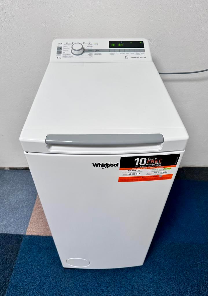 Whirlpool Bovenlader wasmachine 7 kg 1200 Toeren A+++ class, Witgoed en Apparatuur, Wasmachines, Zo goed als nieuw, 6 tot 8 kg