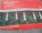 Retro kerstverlichting buitenverlichting 15 kaars lampen, Diversen, Kerst, Ophalen of Verzenden, Gebruikt