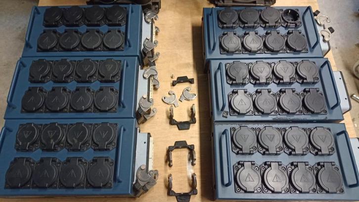 6x Showtec Harting break out box, Muziek en Instrumenten, Licht en Laser, Gebruikt, Licht, Ophalen of Verzenden