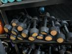 20 x 2 kg rubberen dumbbells gewichten, Dumbbell, Gebruikt, Ophalen of Verzenden, Dumbbels