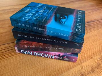 Dan Brown boeken, 4 stuks beschikbaar voor biedingen