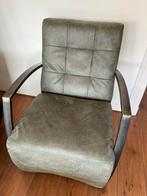 Fauteuil van pronto legergroen, Huis en Inrichting, Fauteuils, Stof, 75 tot 100 cm, Zo goed als nieuw, 50 tot 75 cm