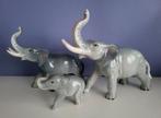 Mooie set vintage porselein olifanten beelden, Antiek en Kunst, Antiek | Porselein, Ophalen of Verzenden