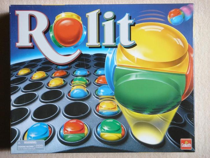 LEUK: 2 x Rolit: Originele Rolit Grote versie + Reisversie, Hobby en Vrije tijd, Gezelschapsspellen | Bordspellen, Gebruikt, Een of twee spelers
