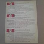 Oude Talens folder, Ophalen of Verzenden, Gebruikt, Overige typen