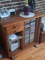 Cd/dvd/lp kast met draaiplateau, Ophalen, Gebruikt, 50 tot 100 cm, Minder dan 100 cm