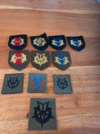 Lot mlv emblemen kl, Ophalen of Verzenden, Landmacht, Nederland, Embleem of Badge