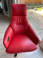 Relax fauteuil leer, Huis en Inrichting, Fauteuils, Ophalen, Zo goed als nieuw, Leer, 50 tot 75 cm