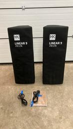 HK Audio Linear9 / L9 210LTA dubbel 10’’ aktieve luidspreker, Zo goed als nieuw, 120 watt of meer, Front, Rear of Stereo speakers