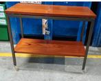 Vintage serveerwagen bijzettafel  trolley teak, Antiek en Kunst, Antiek | Meubels | Tafels, Ophalen