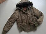 Air Force Bomberjack Olijfgroen M Bontrand winterjas, Ophalen of Verzenden, Gedragen, Maat 38/40 (M), Groen