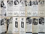 196 vintage advertenties reclames 1949-1950, Ophalen of Verzenden, Gebruikt, Overige typen