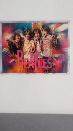 Uniek plexiglas Beatles schilderij 80x60cm, Ophalen of Verzenden