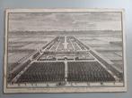 Prent Huis van Nieuwburg Rijswijk Origineel Lijst aanwezig, Antiek en Kunst, Kunst | Etsen en Gravures, Ophalen of Verzenden