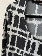 Nieuw Penn & Ink jurkje grijs wit 44 travelstof, Kleding | Dames, Jurken, Penn & Ink, Verzenden, Maat 42/44 (L), Nieuw