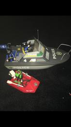 Playmobil politie boot met klein bootje, Ophalen