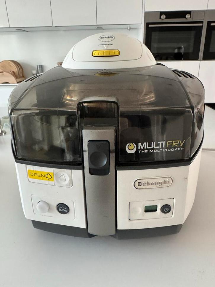DeLonghi Multyfry Multicooker - Gebruikt, Witgoed en Apparatuur, Airfryers, Gebruikt, Airfryer, 1000 t/m 1499 gram, Ophalen of Verzenden