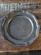 Engelenstempel tinnen schaal zwaar, Antiek en Kunst, Ophalen of Verzenden
