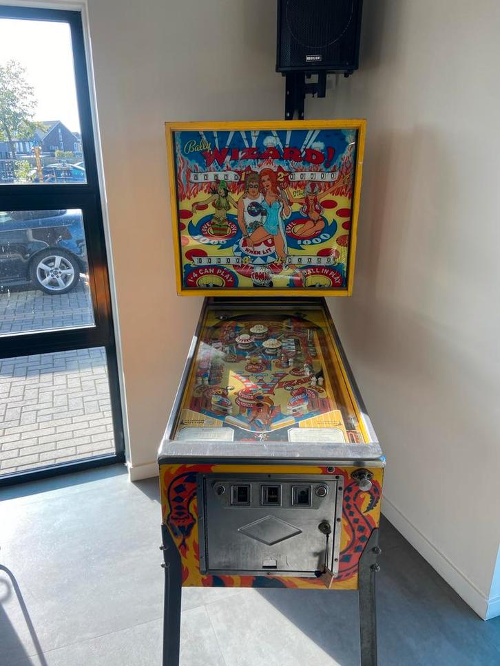 Bally Wizard Flipperkast - Klassieker!, Verzamelen, Automaten | Flipperkasten, Gebruikt, Mechanisch, Flipperkast, Bally, Ophalen