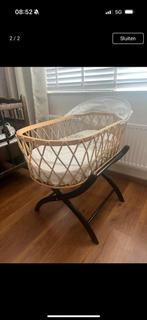 Rotan wiegje met matras, Kinderen en Baby's, Babywiegjes en Ledikanten, Ophalen, Zo goed als nieuw, Wieg