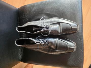 Hand gemaakte  zwarte van bommel lederen schoen maat 45 beschikbaar voor biedingen
