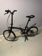 Zwarte Vouwfiets - Ideaal voor de Stad!, Gebruikt, 16 tot 18 inch, Totaal opvouwbaar, Dames