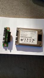 Toshiba 128 gb MSata SSD schijf met SATA adapter, Intern, Gebruikt, Toshiba Memory Corporation, 128gb