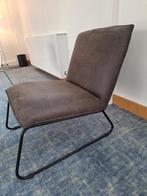 Stoel suede look, Huis en Inrichting, Stoelen, Ophalen, Zo goed als nieuw, Metaal, Eén