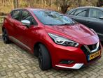 Nissan Micra 1.0 5D 2017 Rood, Auto's, Origineel Nederlands, Te koop, 5 stoelen, Emergency brake assist