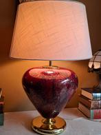 Italiaanse Tafellamp Af Cinquanta - 58cm! Bordeauxrood, Ophalen of Verzenden, Zo goed als nieuw, 50 tot 75 cm