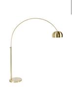 Zuiver Booglamp - Metal Bow goud, Huis en Inrichting, Lampen | Vloerlampen, Ophalen, Zo goed als nieuw, Metaal, 150 tot 200 cm