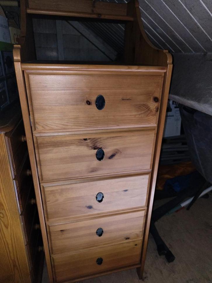 Ikea Ladekastje Grenen, Huis en Inrichting, Kasten | Dressoirs, Gebruikt, 50 tot 100 cm, 50 tot 75 cm, Met lade(s), Grenenhout