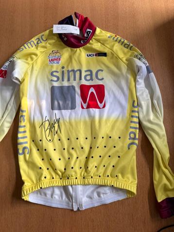 Podium shirt, Simac Ladies Tour + handtekening Chantal Blaak beschikbaar voor biedingen