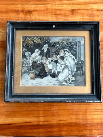 Stevengraph, zijden geweefd schilderijtje beschikbaar voor biedingen