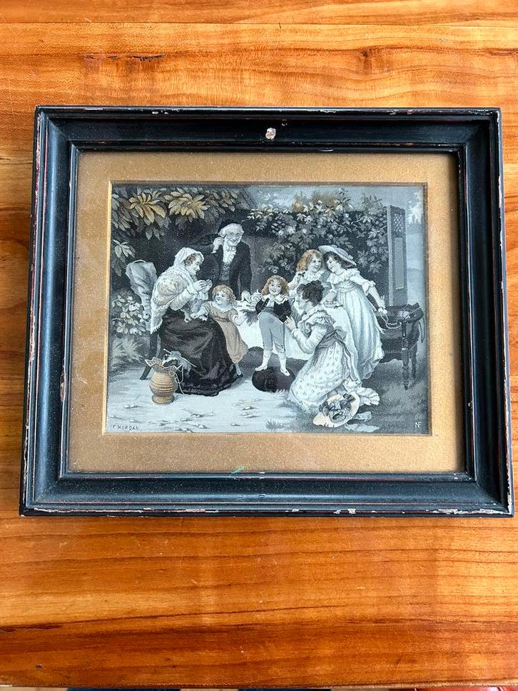 Stevengraph, zijden geweefd schilderijtje, Antiek en Kunst, Kunst | Overige Kunst, Verzenden