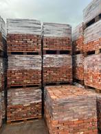 Oude vormbak rode bruine stenen 22 x 5.5 250M2 1 partij!