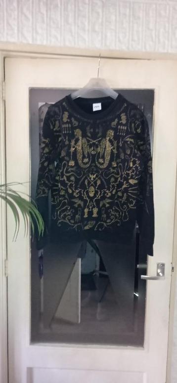 Zara Skull Allover geborduurde trui. beschikbaar voor biedingen