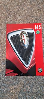 Brochure alfa romeo 145 QV, Alfa Romeo, Ophalen of Verzenden, Zo goed als nieuw